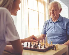 senior in retirement years