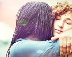 Two Women Hugging