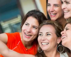 Image of a group of women taking a selfie